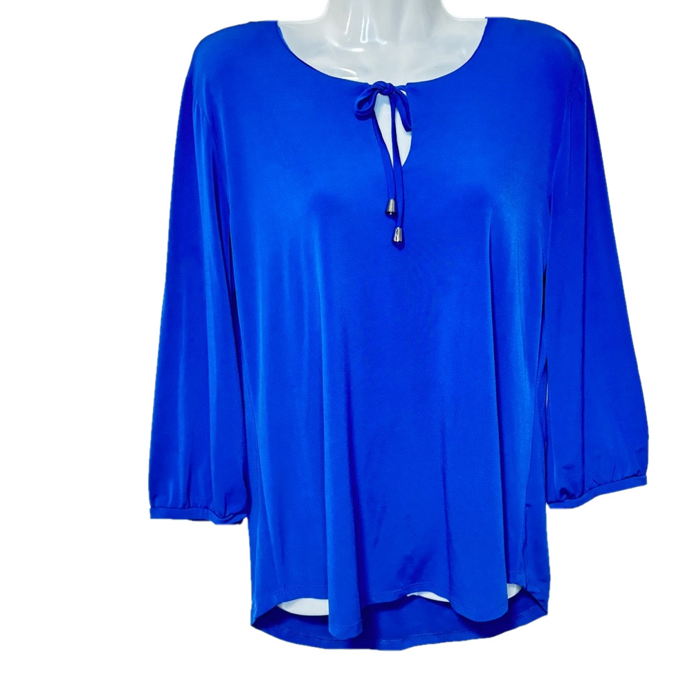 Artizan Robin Barre Royal Blue Blouse, Size M